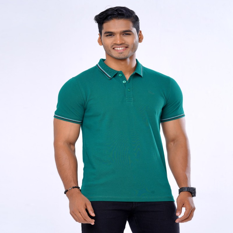 Cotton Short Sleeve Polo Shirt PS-1 Images